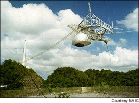 Bigger is better: The Square Kilometer Array radio telescope would be 30 times more sensitive than the Arecibo Observatory in Puerto Rico.